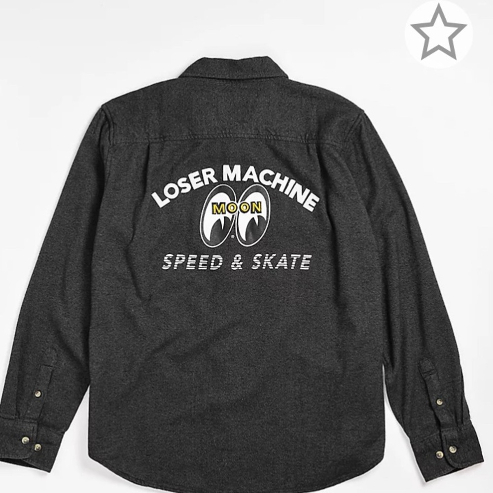 LMC x MOONEYES BUTTON UP